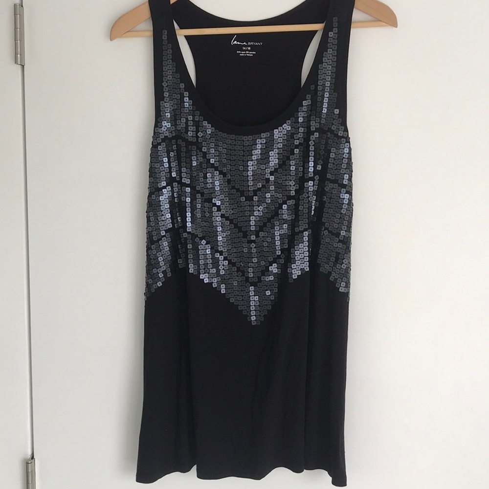 Lane Bryant sequin tank
